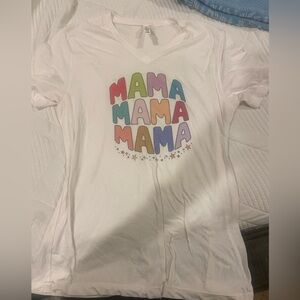 Mama Tee- Bella Canvas-Size L